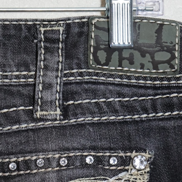 Silver Jeans Gray Slim Bootcut McKenzie Low Rise Jeans SIZE 30/32 - Picture 5 of 14